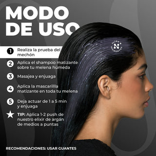 Mascarilla Matizante Negro 300 ml