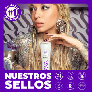Mascarilla Matizante Azul Plata 300ml